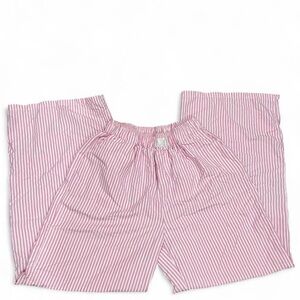 Women's Pink Striped Pajama Bottoms